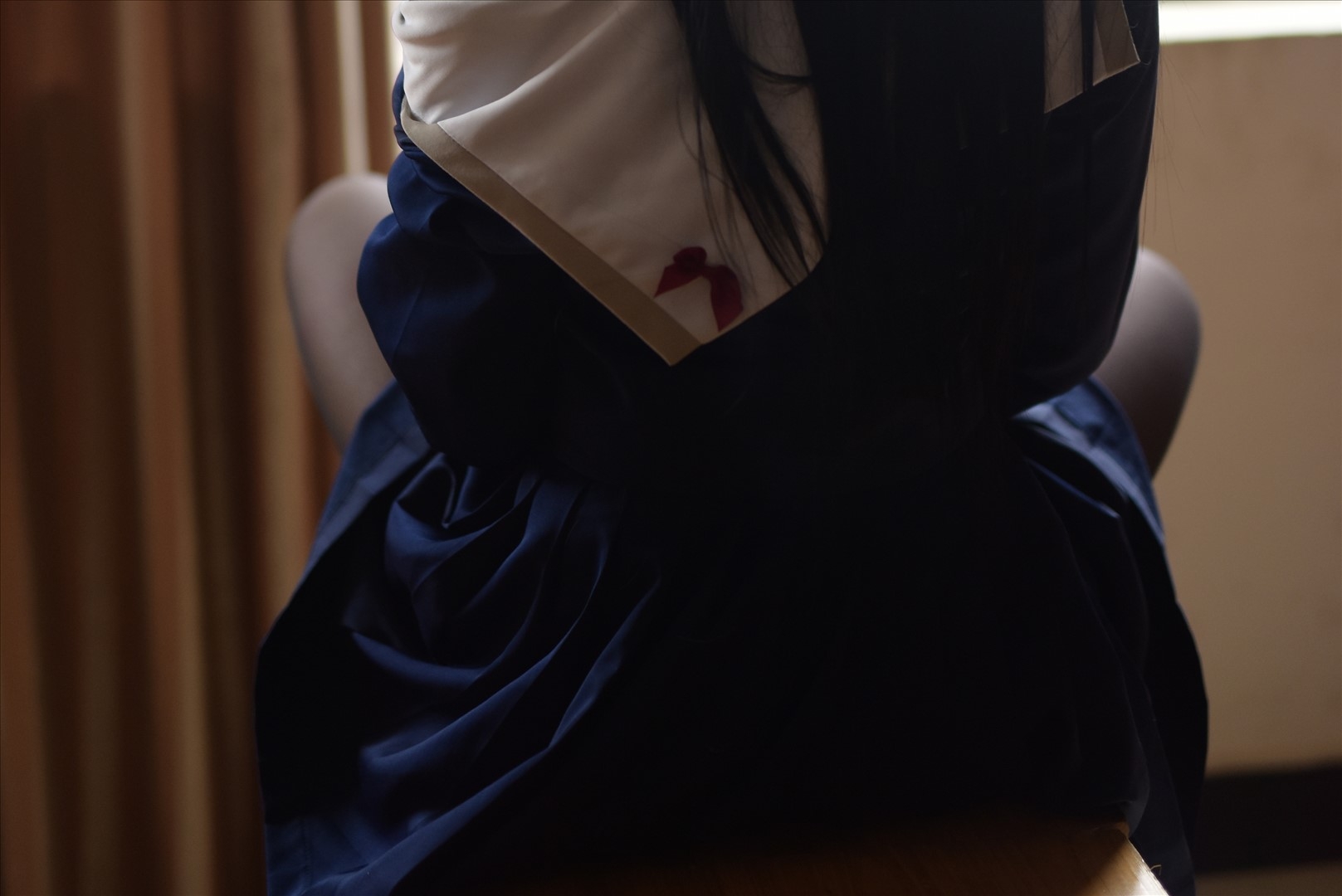 九曲Jean – JK露脐制一服 青春宣言10079