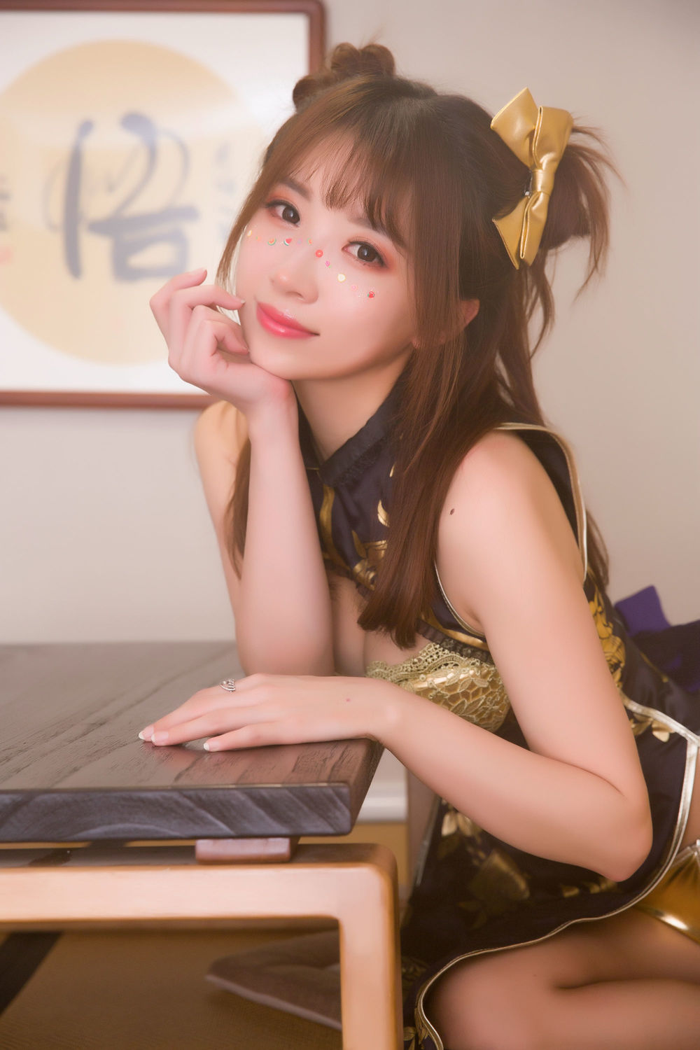 小女巫露娜-金丝旗袍21164