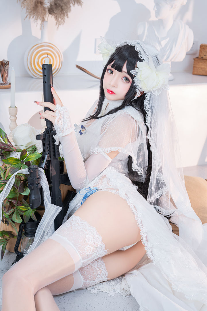 童颜波涛汹涌Coser@日奈娇 NO.001 95式婚纱[50P／699MB]13950