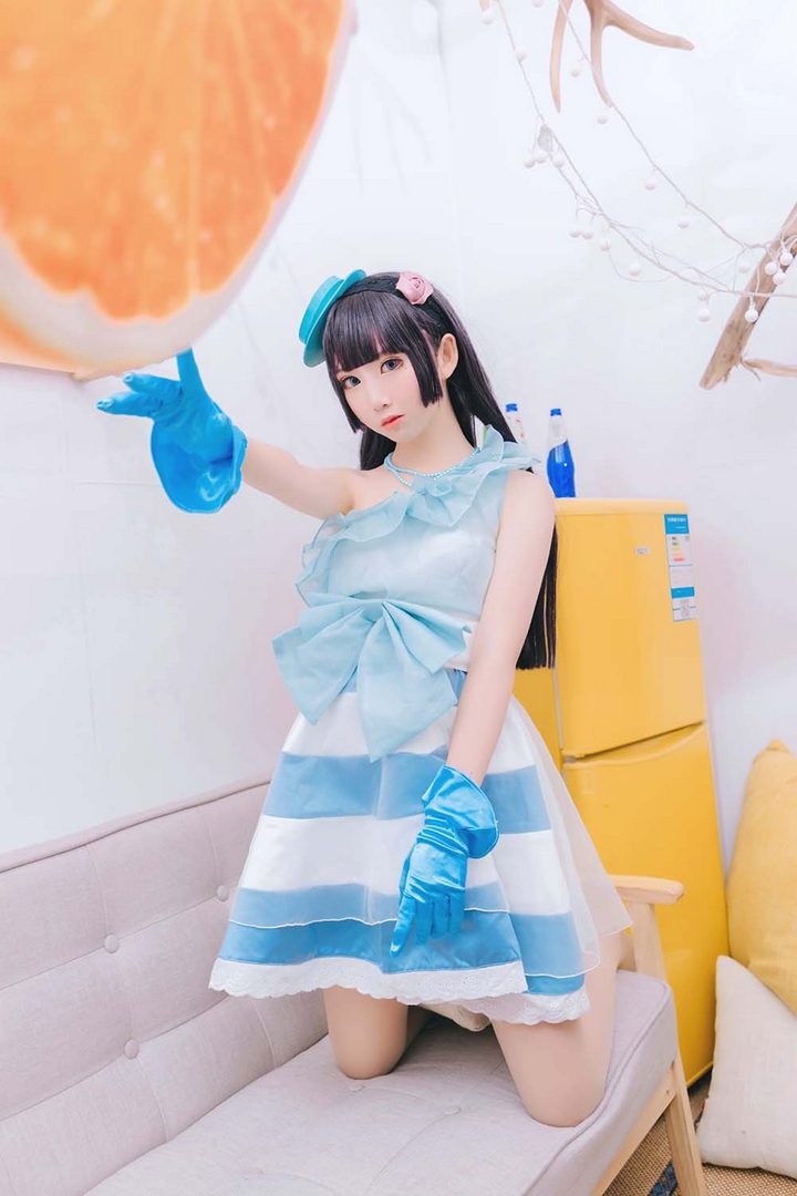 Coser@面饼仙儿 VOL.112 黑猫打歌服[12P／128MB]11203