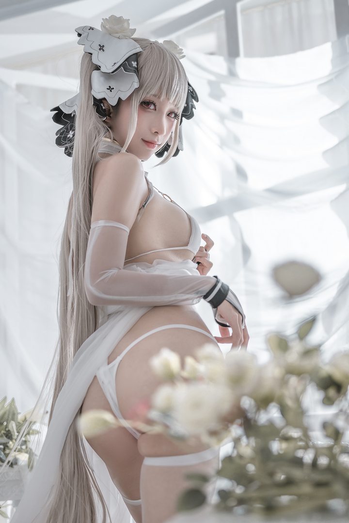 Cos蠢沫沫 VOL.094 可畏婚纱[57P／560MB]12774