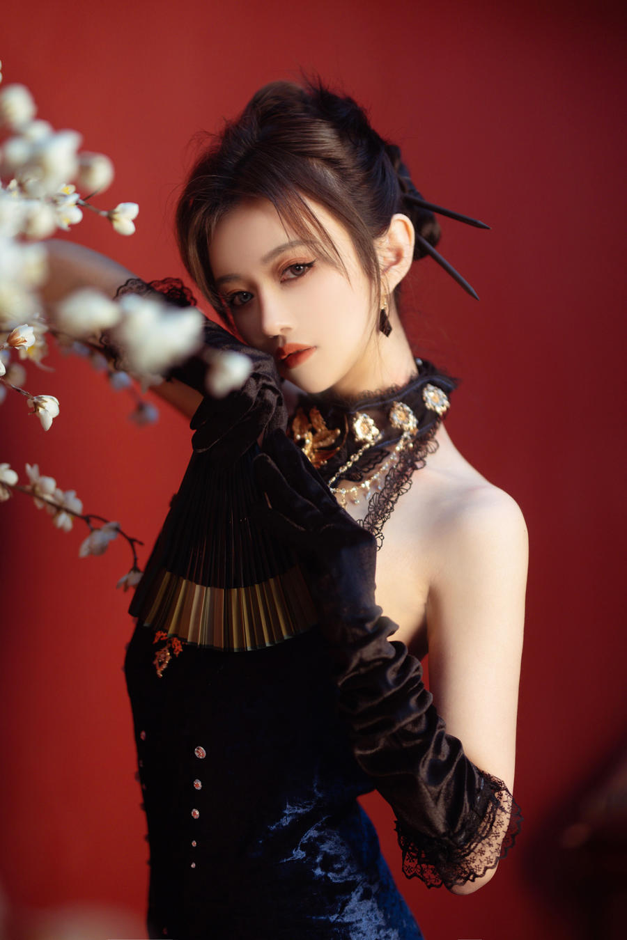 Shika小鹿鹿-烽火经年旗袍5916