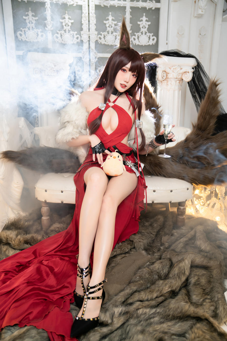 momoko葵葵-碧蓝航线赤城加贺礼服葵葵6358