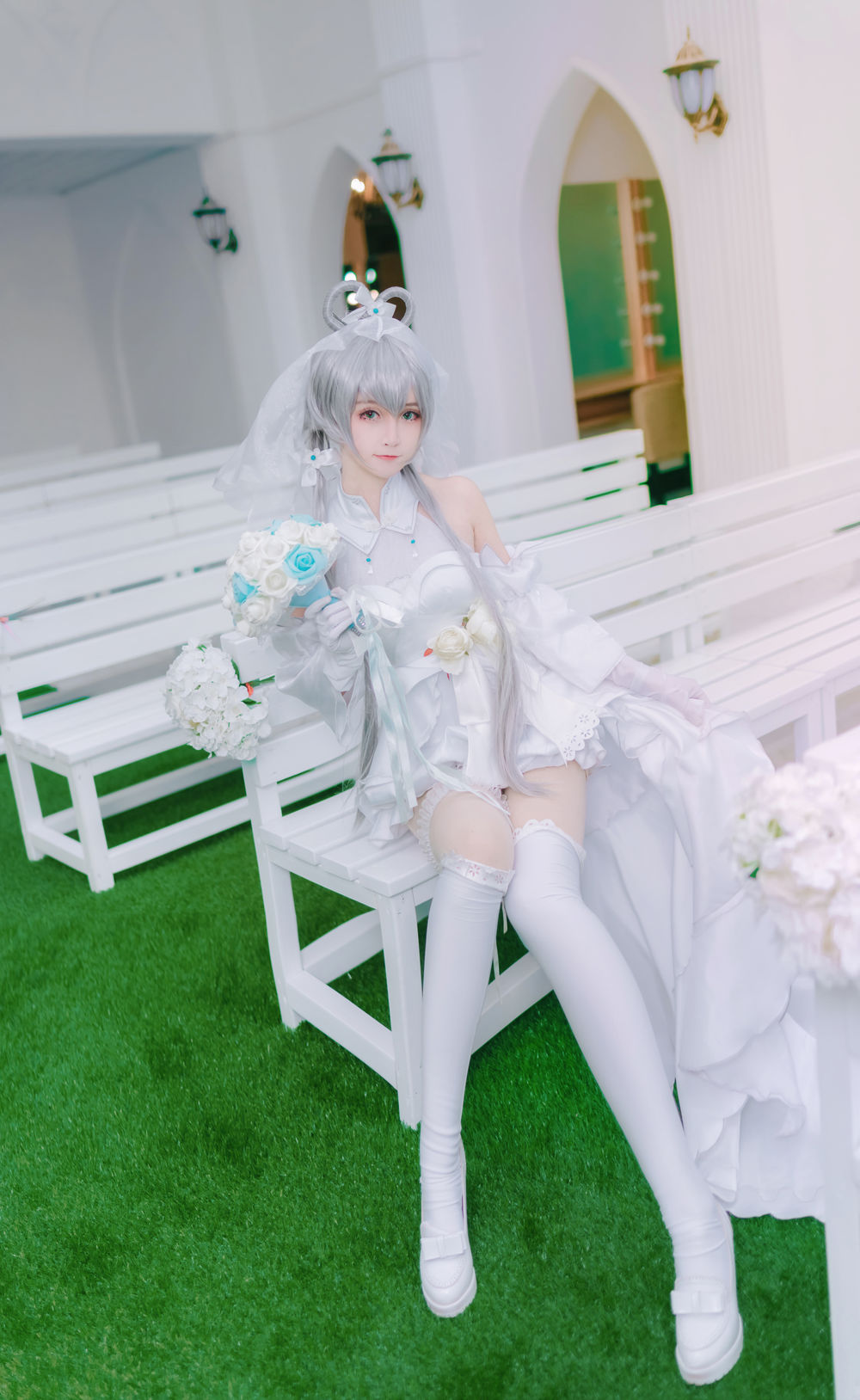 yui金鱼-洛天依婚纱6910