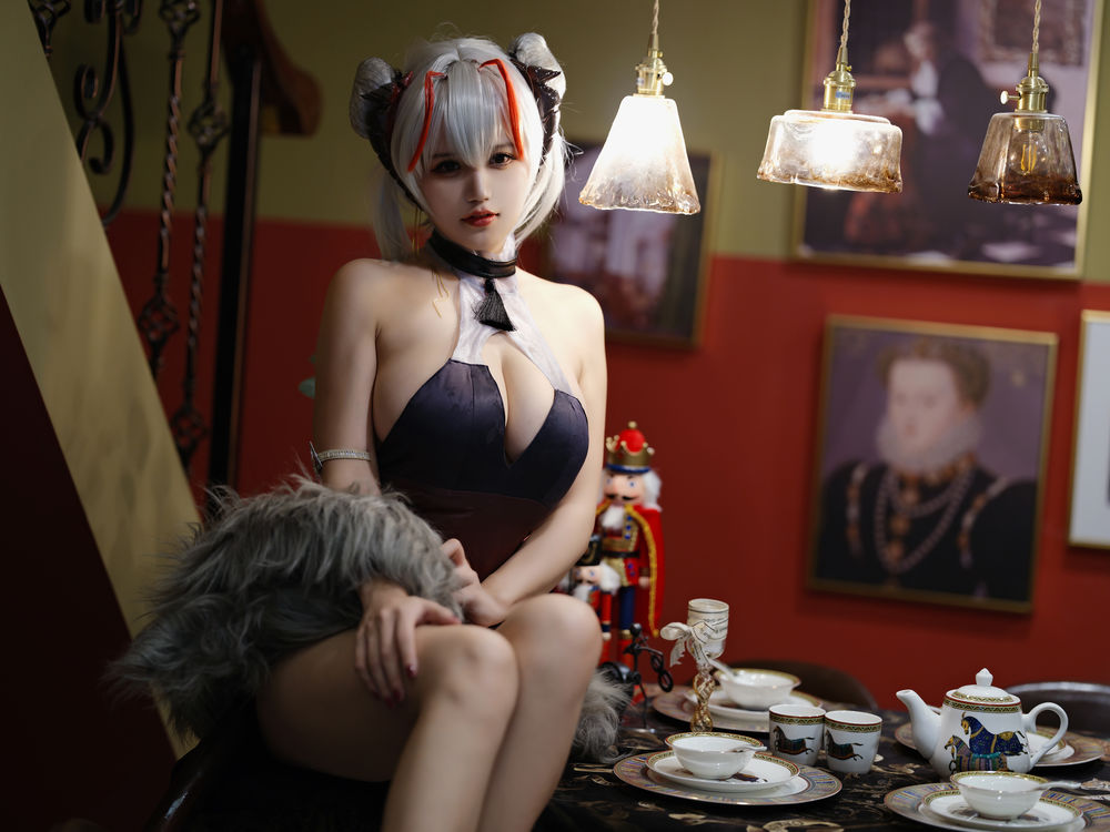 小仓千代w-旗袍8627