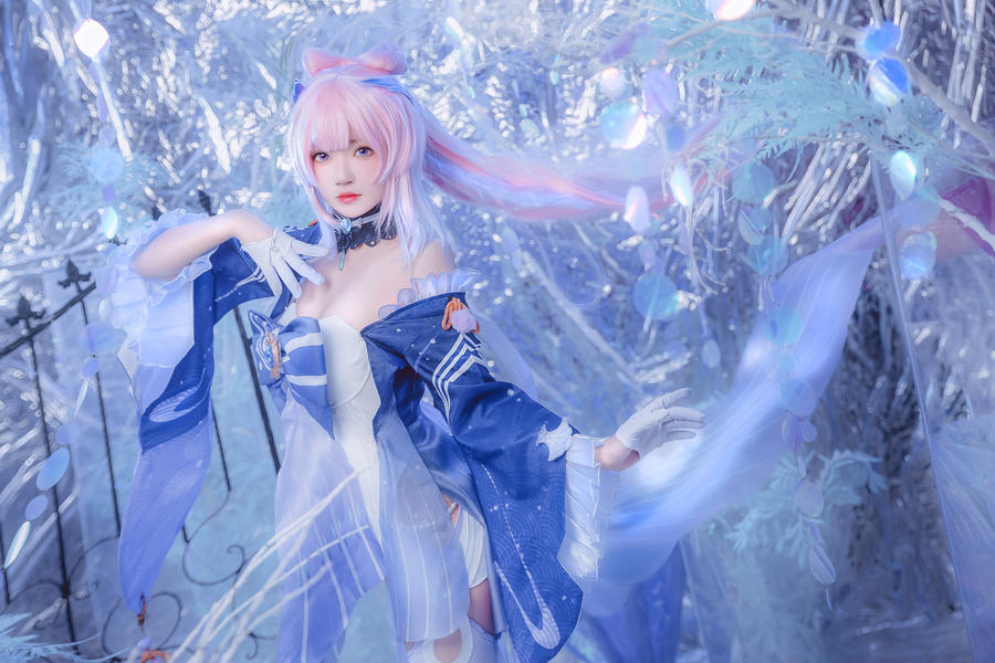 水淼aqua- 珊瑚宫心海，精品原神cos作品赏析-绅士乐园